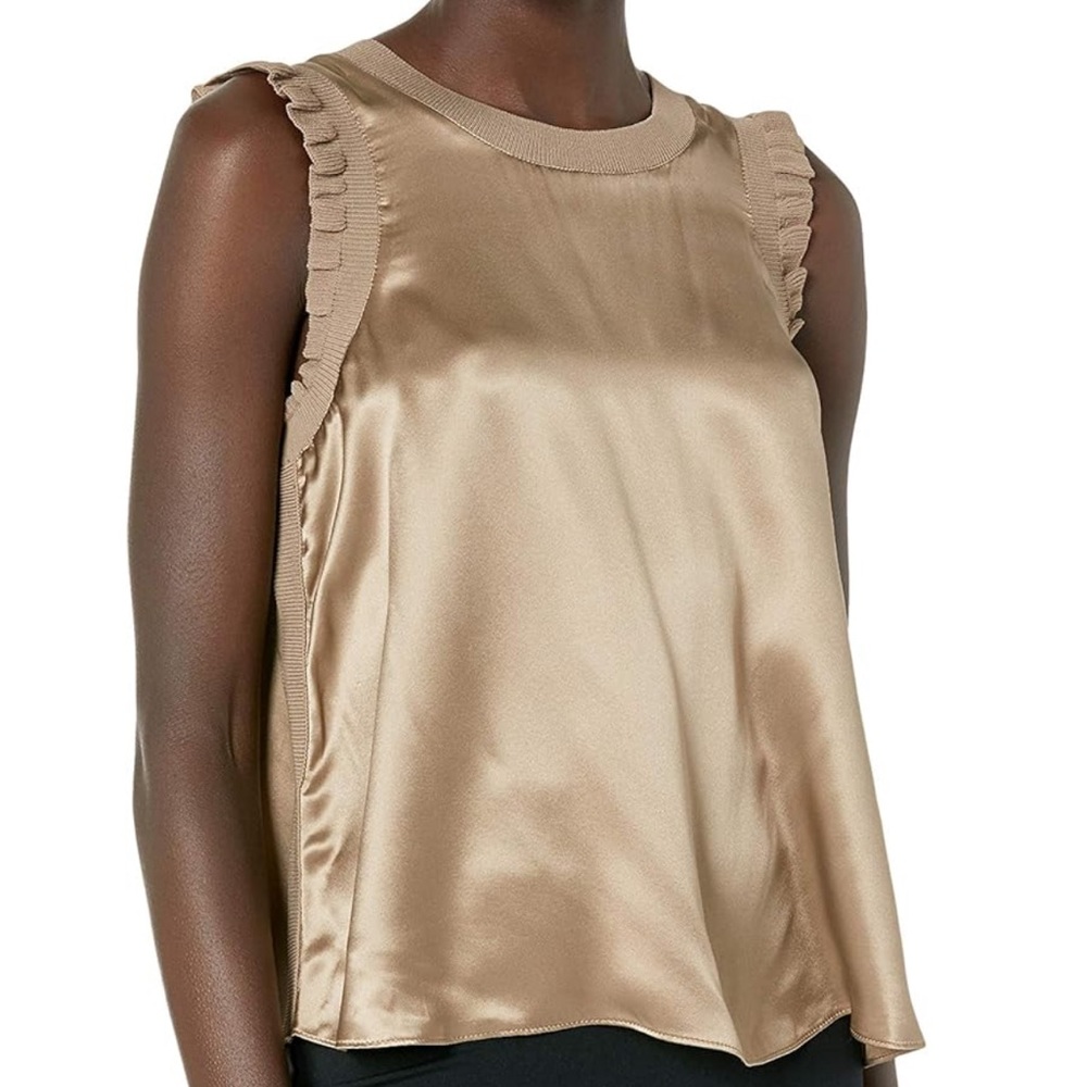 Cinq à Sept
Lenore Ruffle-Trimmed Silk Top